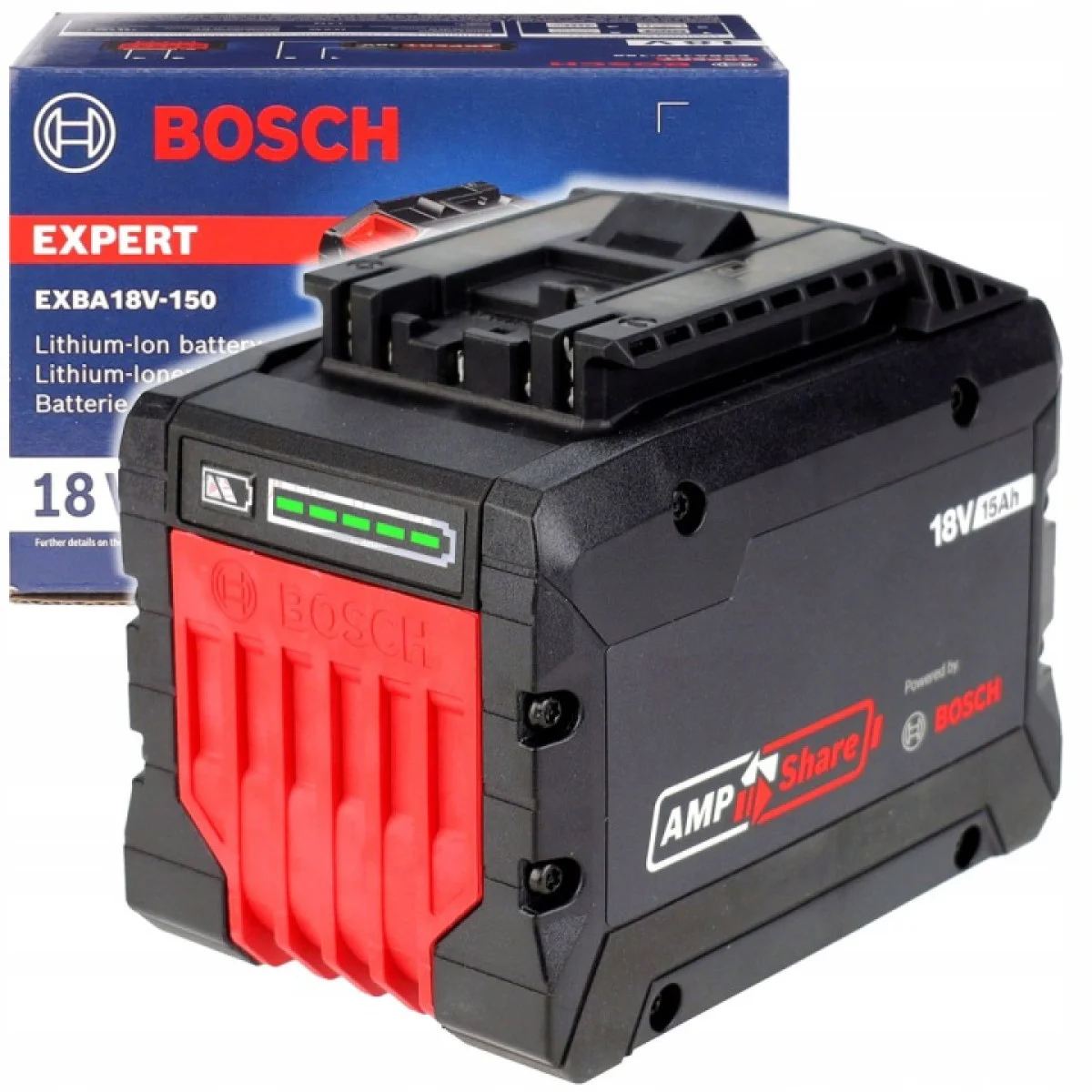 Акумулаторна батерия Bosch EXPERT EXBA18V-150, 18 V, 15 Ah