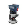 Акумулаторна фреза за кантове Bosch PRO GKF 18V-8, 18 V, 6, 8 мм, без батерия и зарядно, с аксесоари и куфар 06016C2003