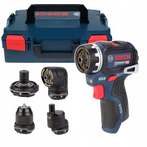 Акумулаторен винтоверт Bosch GSR 12V-32 FC, 32 Nm, с приставки, в L-BOXX 102