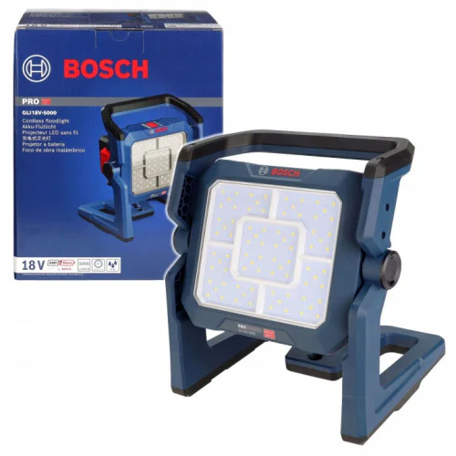 Акумулаторна лампа Bosch PRO GLI18V-5000, 18 V, 5000 lm, без батерия и зарядно