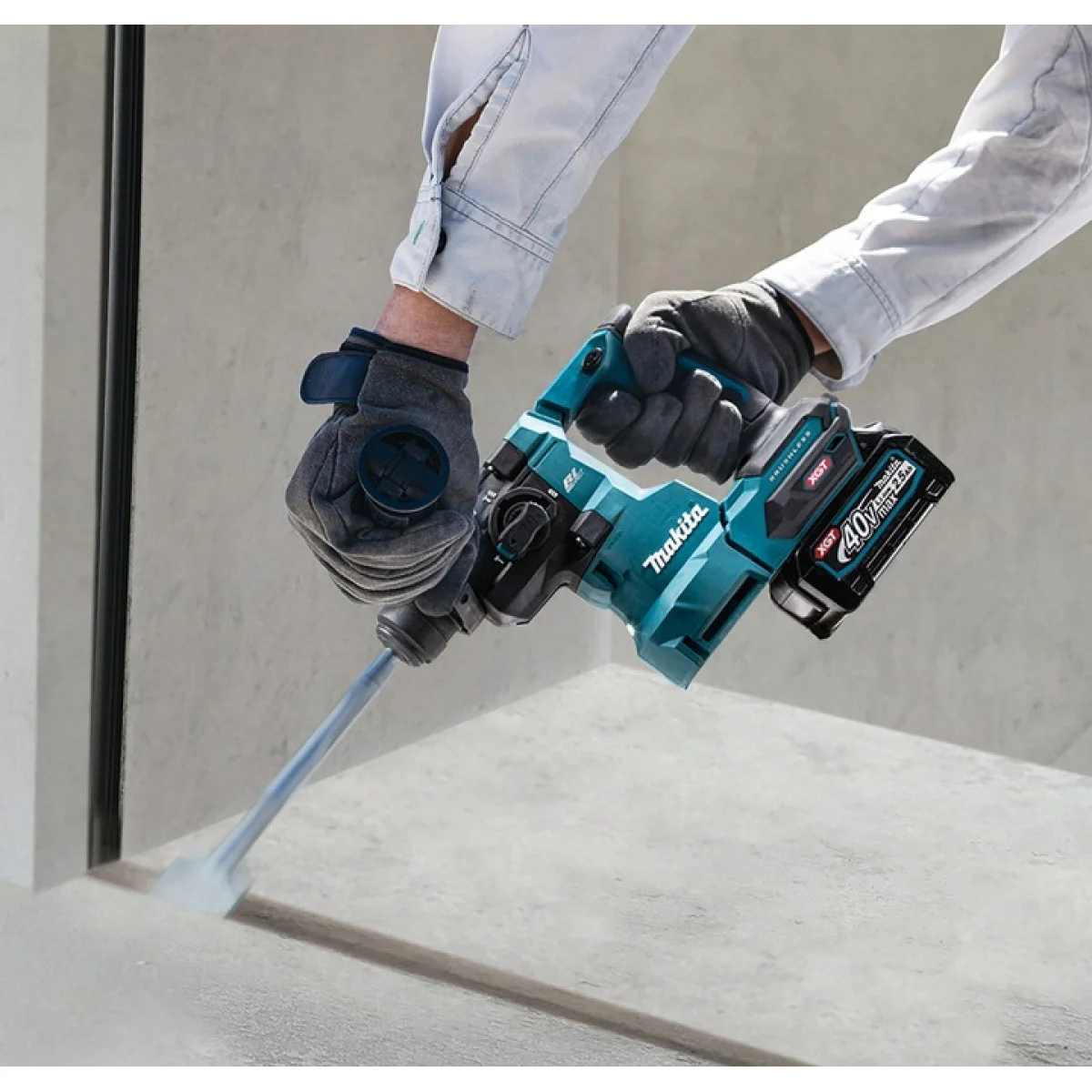 Акумулаторен перфоратор Makita HR010GZ, XGT, 40 V, 2.1 J, без батерия и зарядно HR010GZ Акумулаторен перфоратор Makita HR010GZ, XGT, 40 V, 2.1 J, без батерия и зарядно HR010GZ