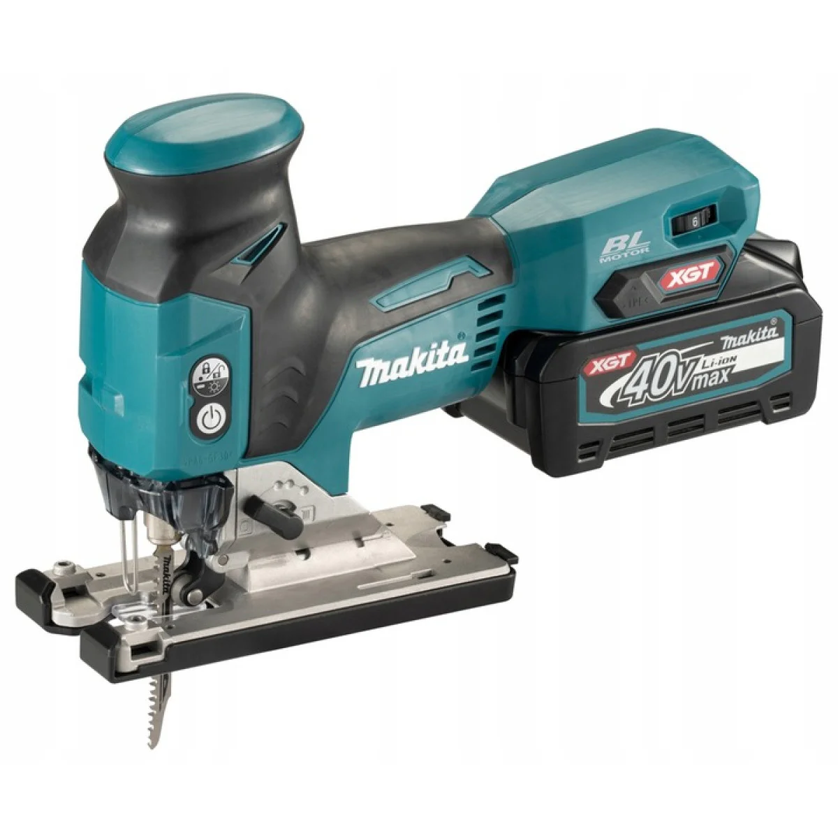 Акумулаторен прободен трион Makita JV001GZ, 40 V, 26 мм, без батерия JV001GZ Акумулаторен прободен трион Makita JV001GZ, 40 V, 26 мм, без батерия JV001GZ