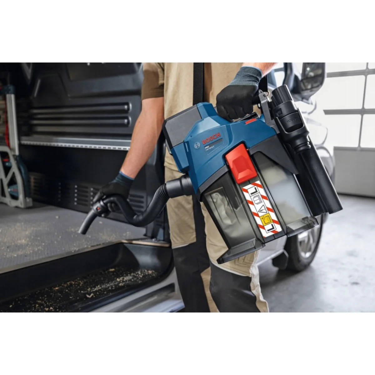 Акумулаторна прахосмукачка Bosch GAS 18V-6LS, 18 V, 4.5 л, без батерия и зарядно 06019K2100