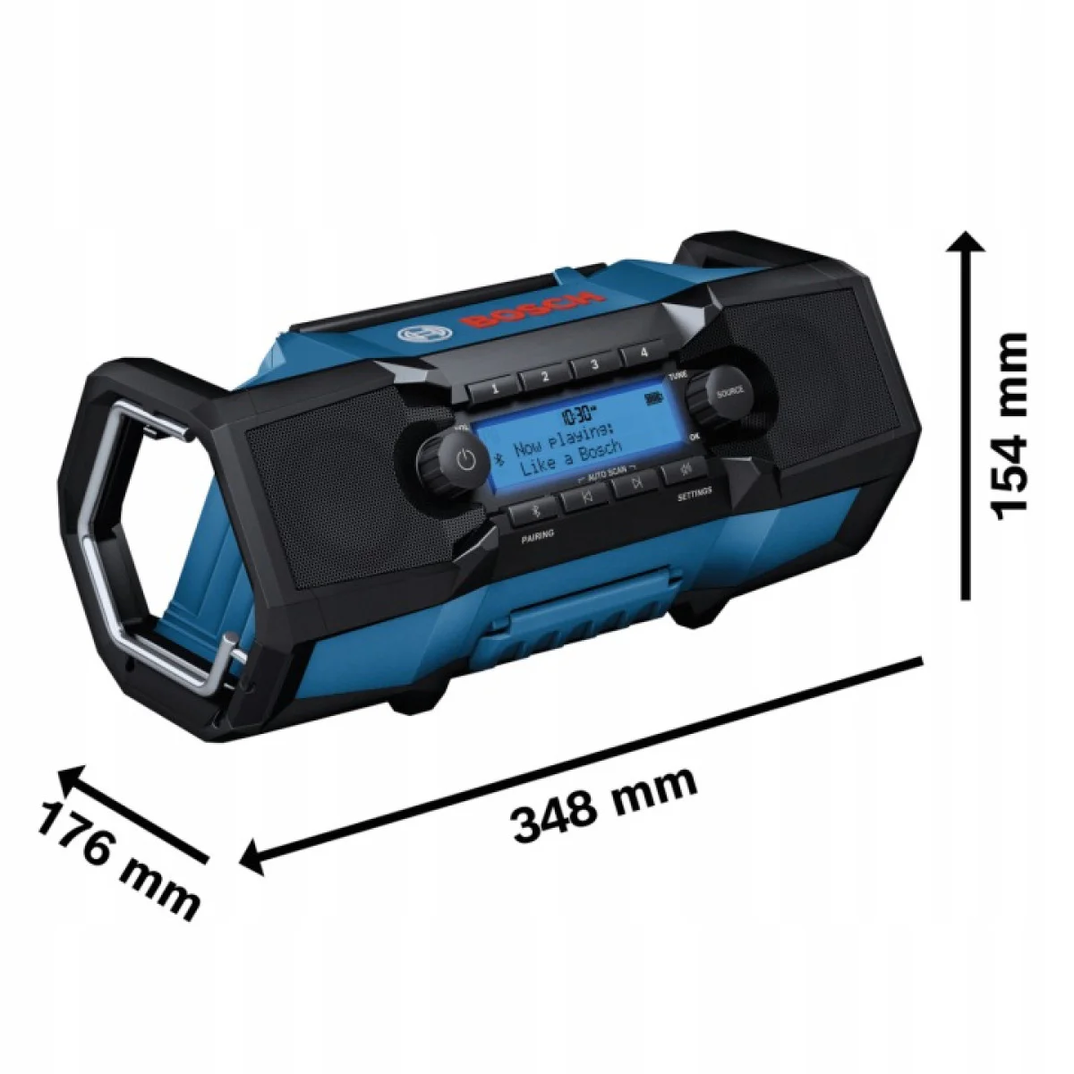 Акумулаторно радио Bosch GPB 18V-3SC, 18 V, FM, DAB+, с Bluetooth 06014A3300
