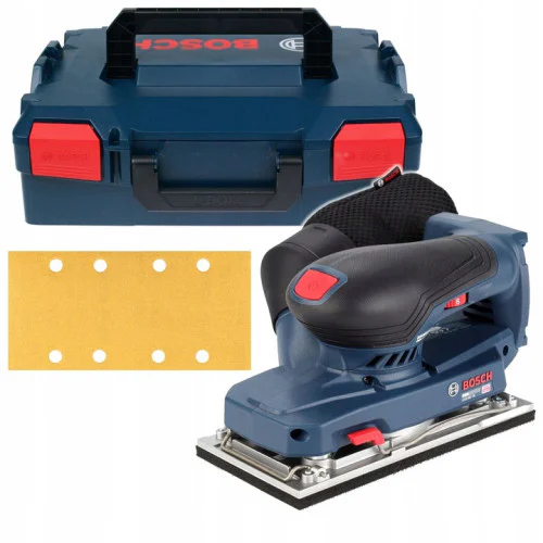 Акумулаторен виброшлайф Bosch GSS 18V-18, 18 V, 92 х 182 мм, без батерия и зарядно, с куфар