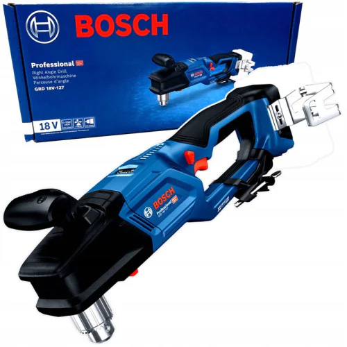 Акумулаторна ъглова бормашина Bosch GRD 18V-127, 18 V, 100 Nm, без батерия и зарядно