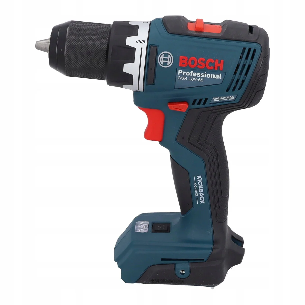 Акумулаторен ударен винтоверт Bosch GSB 18V-65, 65 Nm, с 2 батерии 18 V, 5 Ah, зарядно GAL 18V-40, в куфар L-BOXX 06019N3303