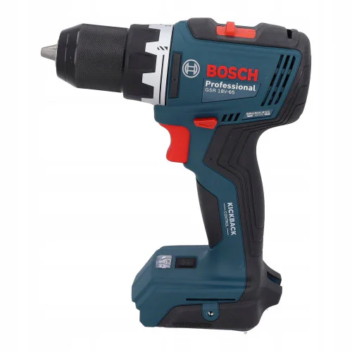 Акумулаторен ударен винтоверт Bosch GSB 18V-65, 65 Nm, с 2 батерии 18 V, 5 Ah, зарядно GAL 18V-40, в куфар L-BOXX