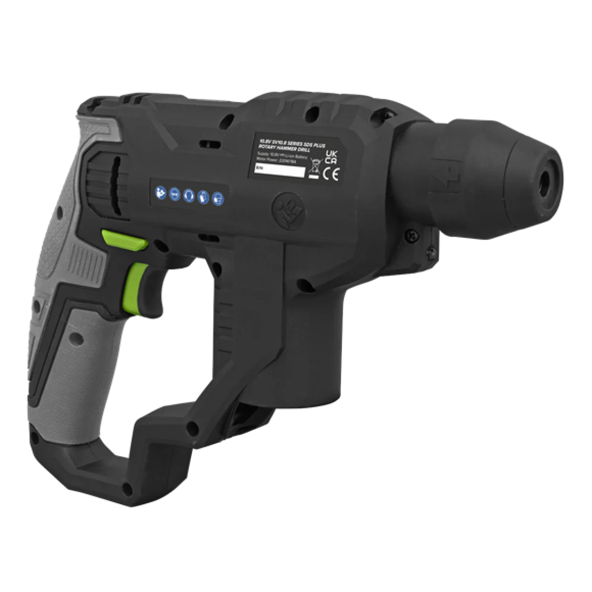 Акумулатарен перфоратор Sealey CP108VSDSBO, SDS Plus, 1 батерия 10.8V 2Ah и зарядно CP108VSDS
