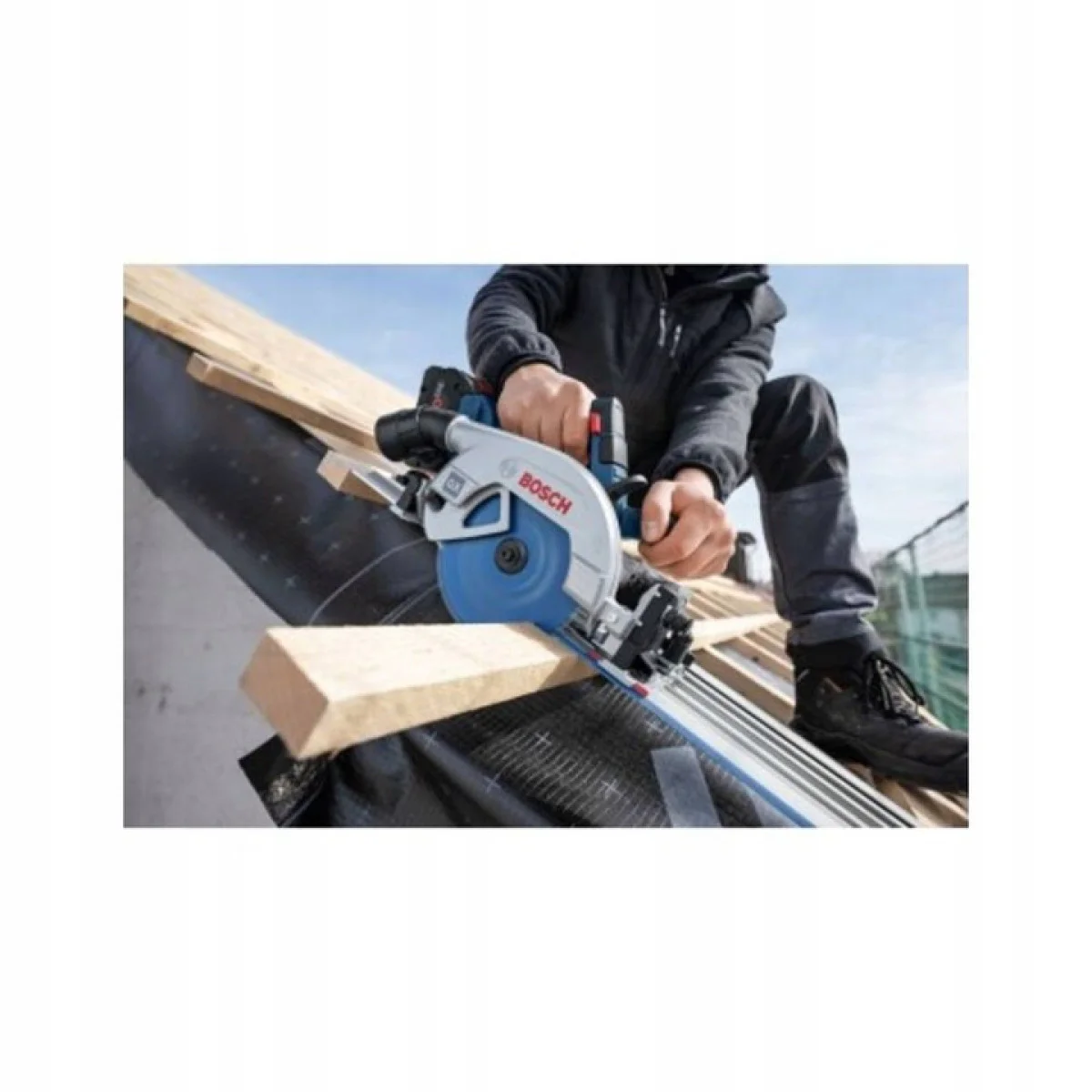 Акумулаторен ръчен циркуляр Bosch GKS 18V-57-2 GX, 18 V, 165 мм, 57 мм, без батерия и зарядно 06016C1000