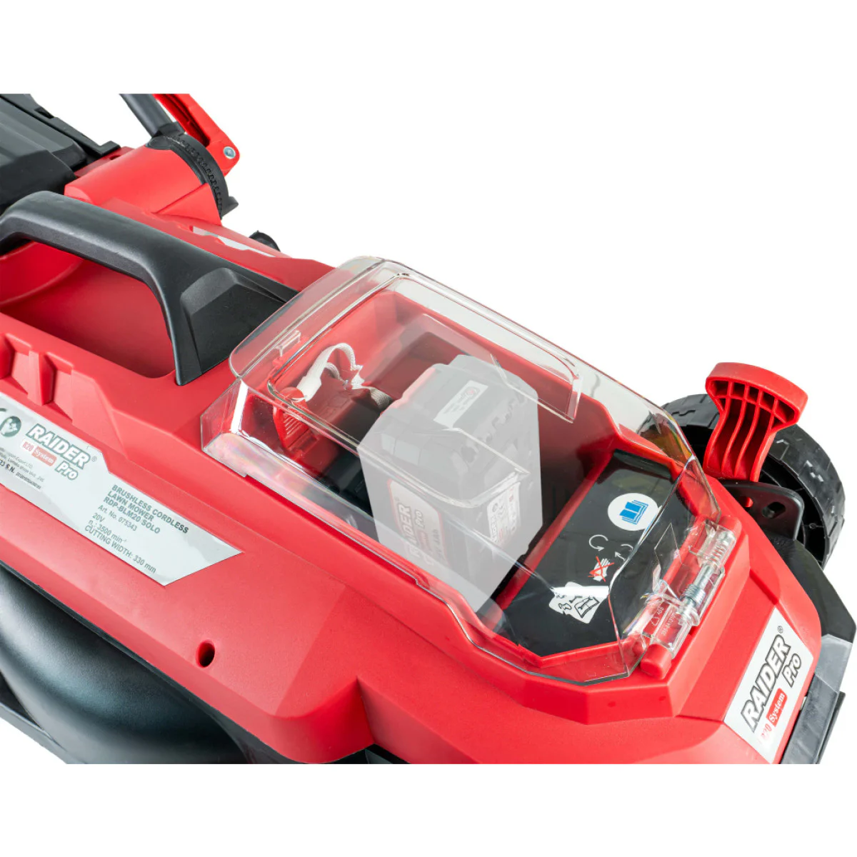 Акумулаторна косачка Raider RDP-BLM20 Solo, 20 V, 33 см, без батерия и зарядно 075343 Акумулаторна косачка Raider RDP-BLM20 Solo, 20 V, 33 см, без батерия и зарядно 075343