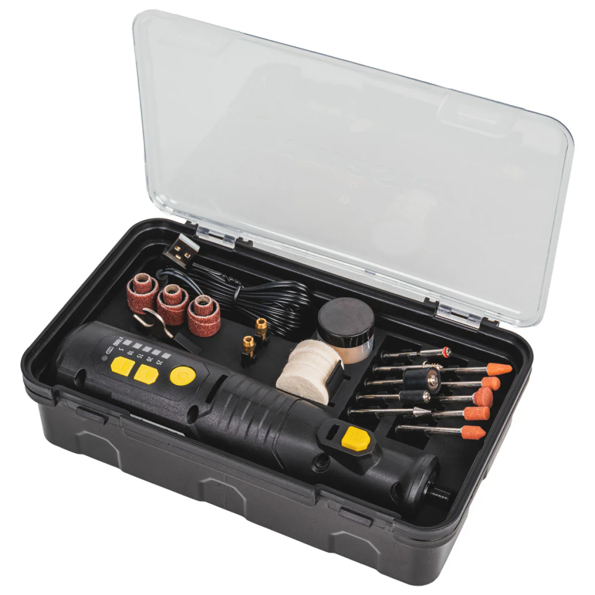 Акумулаторна шлифовалка COMPACT TMP, 8 V, 3.2 мм, с аксесоари 279919 Акумулаторна шлифовалка COMPACT TMP, 8 V, 3.2 мм, с аксесоари 279919