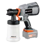 Акумулаторен пистолет за боядистване DAEWOO DALPG18Y-1, 20V, 1000ml, 13kPa, без батерия и зарядно