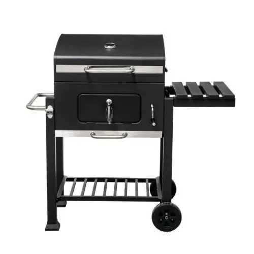 Барбекю на въглища Ziel Grill CG017 черен мат 56х42см, с чугунена плоча Барбекю на въглища Ziel Grill CG017 черен мат 56х42см, с чугунена плоча