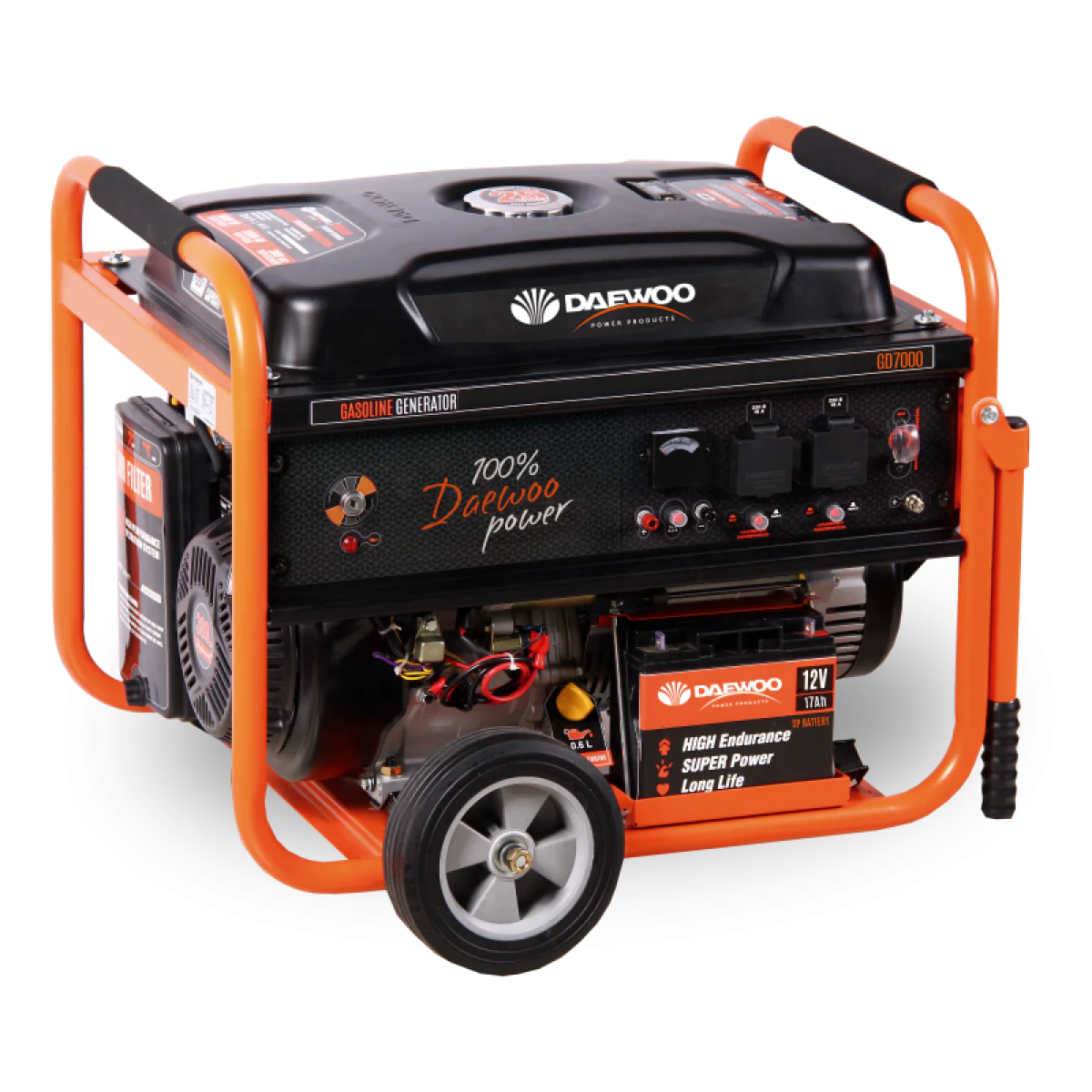 Бензинов генератор DAEWOO GD 7000 Е, 6500 W, 25л ел.старт GD7000E Бензинов генератор DAEWOO GD 7000 Е, 6500 W, 25л ел.старт GD7000E