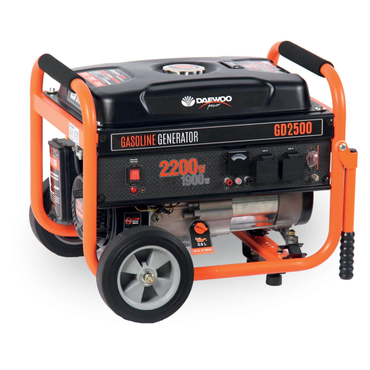 Бензинов генератор DAEWOO GD2500, 2.2 kW, 15 l GD2500 Бензинов генератор DAEWOO GD2500, 2.2 kW, 15 l GD2500