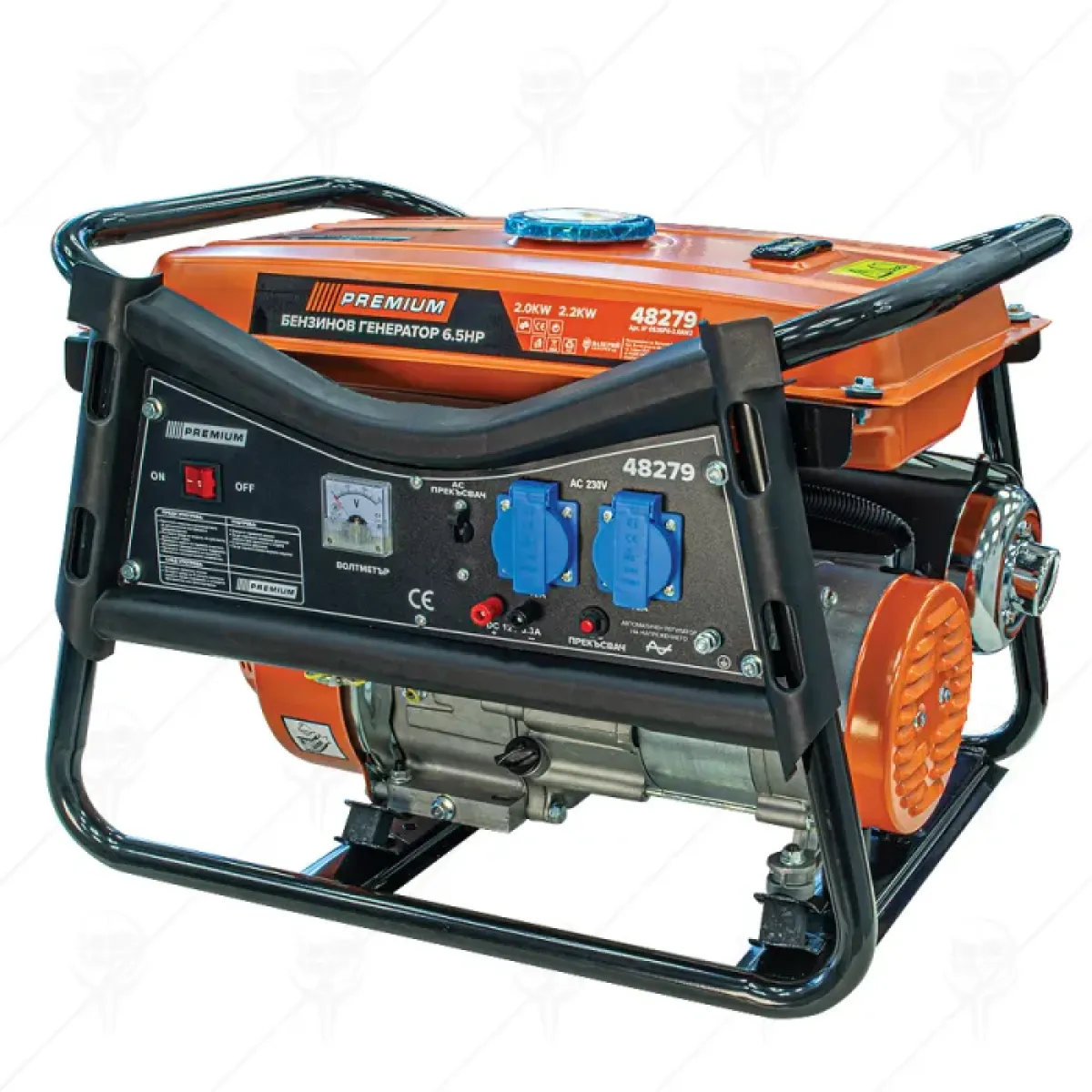 Бензинов генератор Premium 48279, 2.2 kW, 15 л 48279