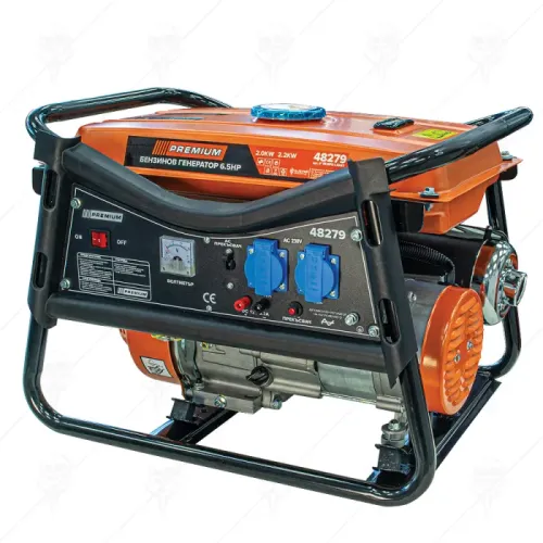 Бензинов генератор Premium 48279, 2.2 kW, 15 л Бензинов генератор Premium 48279, 2.2 kW, 15 л