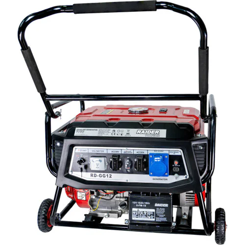 Бензинов генератор за ток Raider RD-GG12, 7.5 kW, 25 л, с ел. стартер, монофазен 