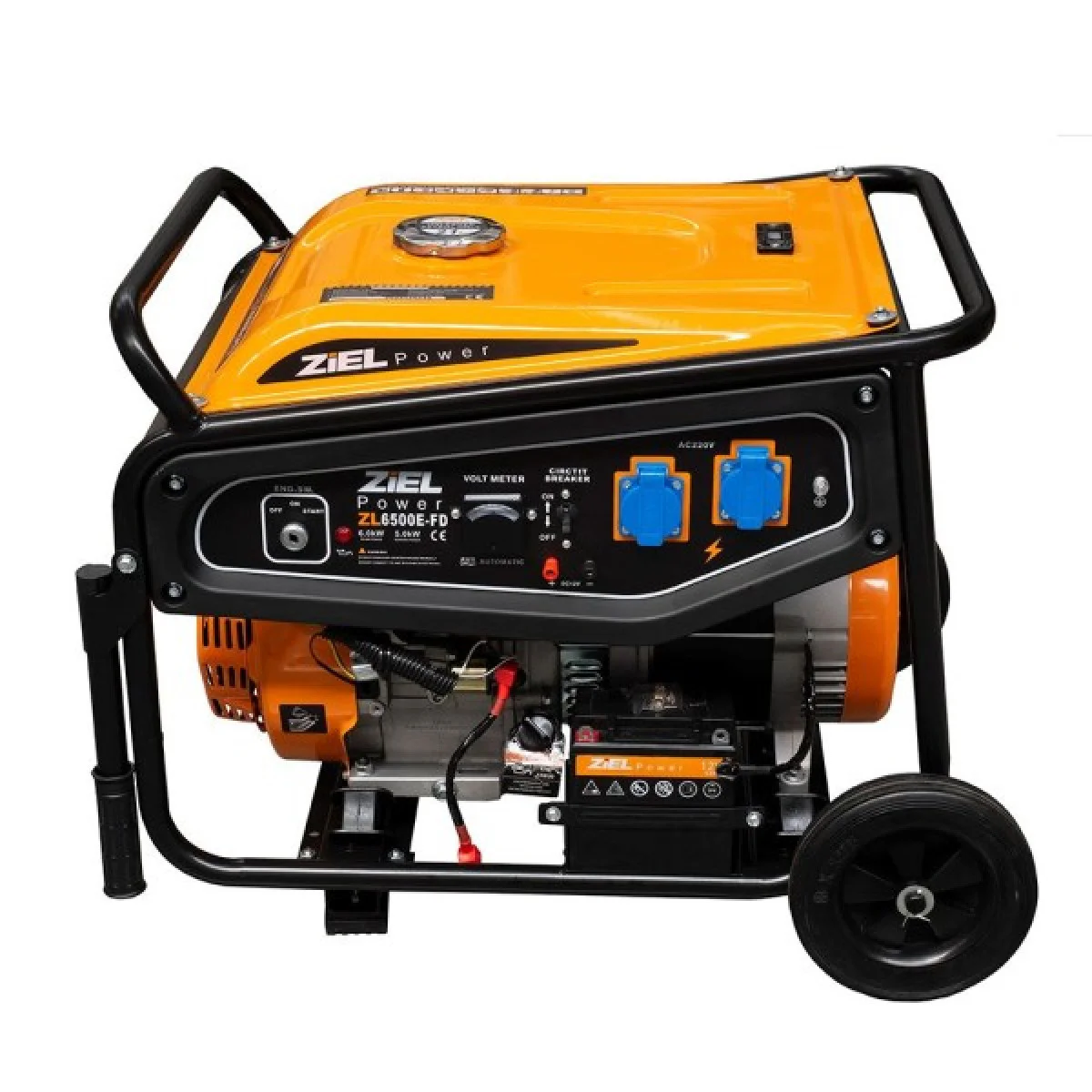 Бензинов генератор Ziel ZL6500E-FD 5kW / 6kW 3531752