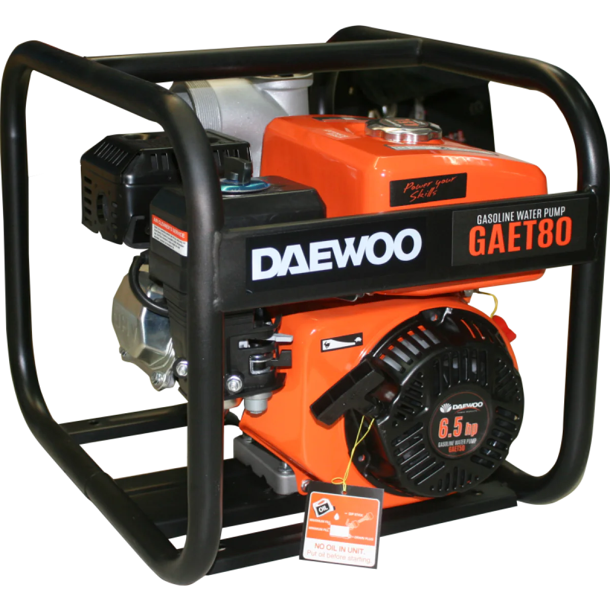 Бензинова помпа за чиста вода DAEWOO GAET80, 3, 25 м, 6.5 к.с., 56 м³/ч, GAET80