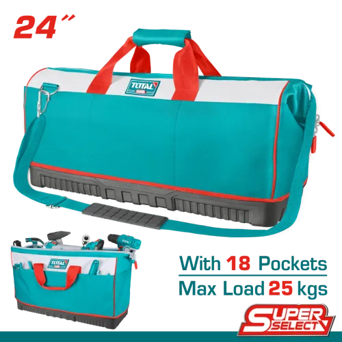 Чанта за инструменти TOTAL INDUSTRIAL, 25 кг, 60 см