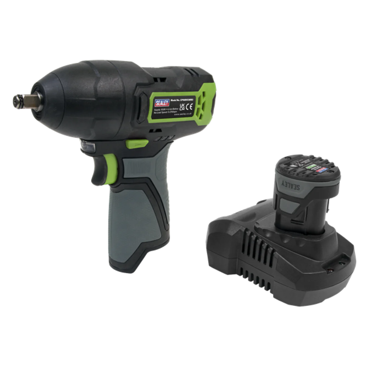 Акумулаторен гайковерт Sealey CP108VCIW, 3/8″. 220Nm. 1 батерия 10.8 V 2Ah и зарядно CP108VCIW