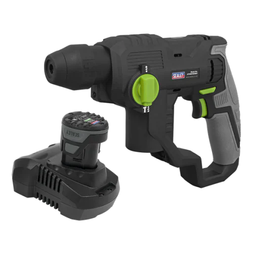 Акумулатарен перфоратор Sealey CP108VSDSBO, SDS Plus, 1 батерия 10.8V 2Ah и зарядно