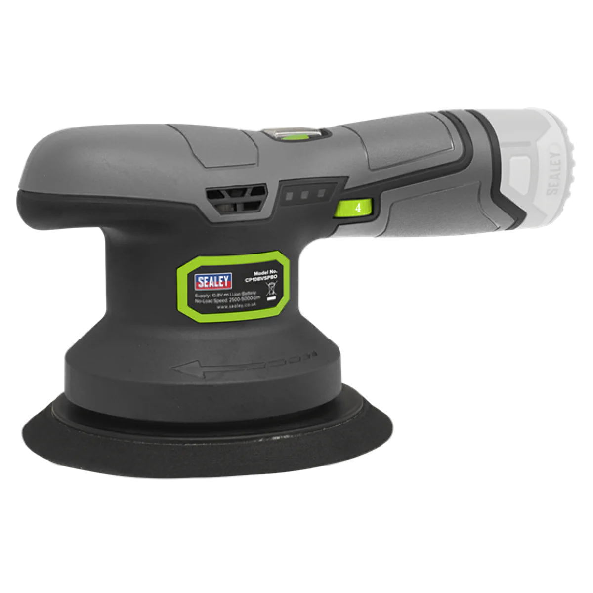 Акумулаторен ексцентършлайф Sealey CP108VSPBO, 10.8 V, 150 мм, без батерия и зарядно CP108VSPBO