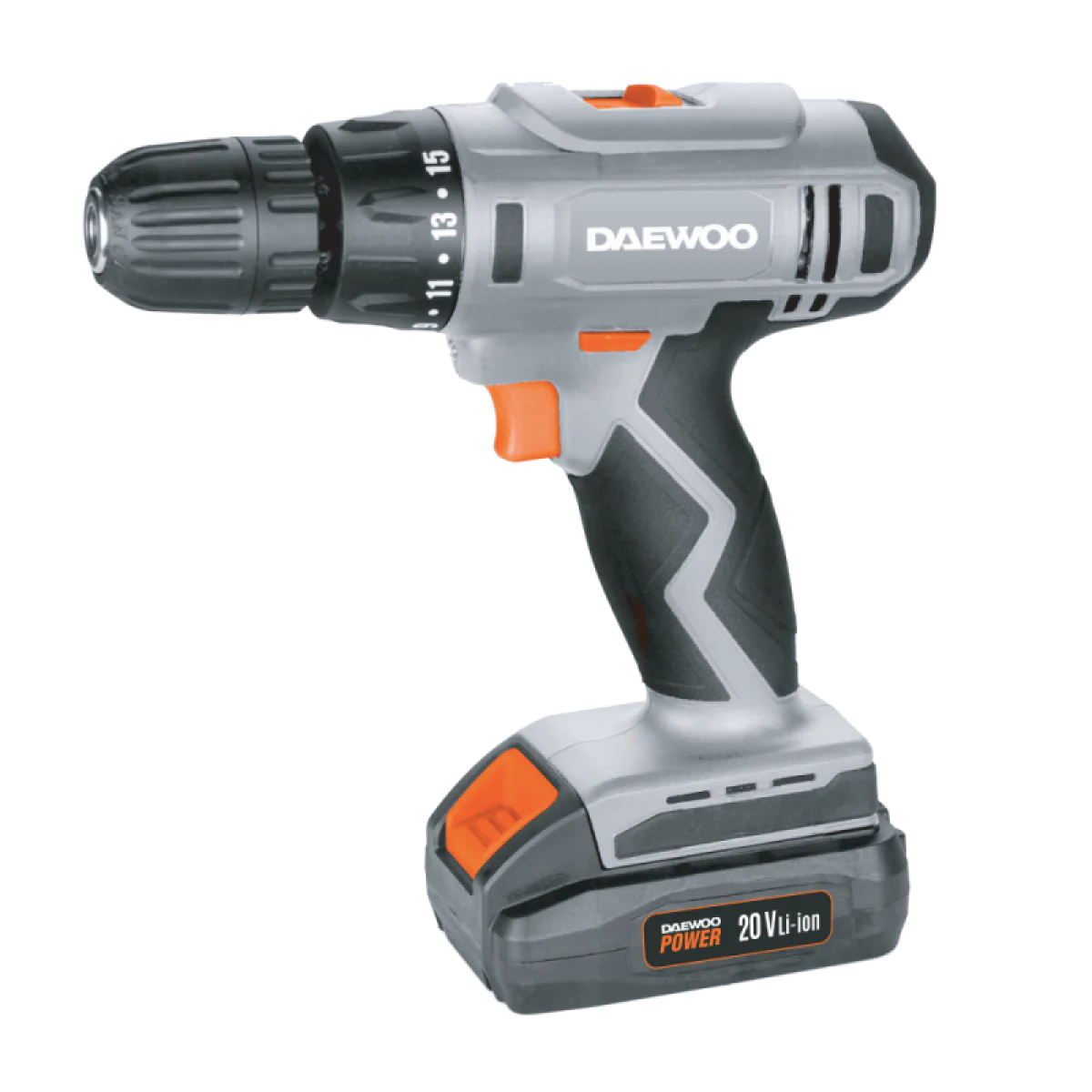 Акумулаторен винтоверт DAEWOO DACD2036K, 36 Nm, 1 батерия 20V, 1500mAh DACD2036K