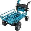 Акумулаторна количка Makita DCU604Z, 18 V+18 V, LXT, 300 кг, с платформа, без батерии и зарядно DCU604Z
