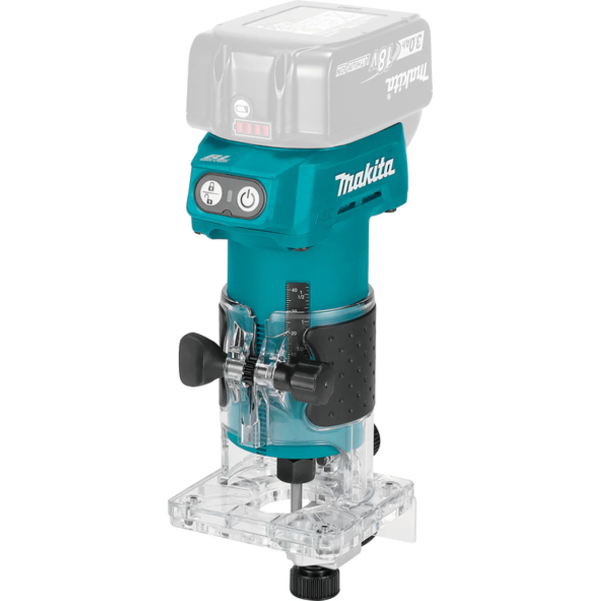 Акумулаторна челна фреза Makita DRT52Z, 18 V, 6 мм, без батерия и зарядно DRT52Z Акумулаторна челна фреза Makita DRT52Z, 18 V, 6 мм, без батерия и зарядно DRT52Z