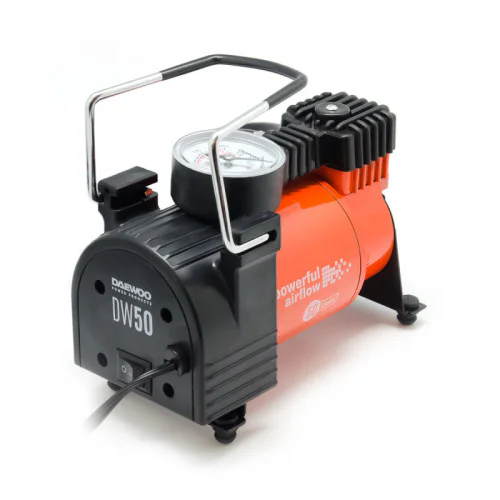 Мини компресор DAEWOO DW50, 12 V, 50 л/мин, 7.5 бара Мини компресор DAEWOO DW50, 12 V, 50 л/мин, 7.5 бара