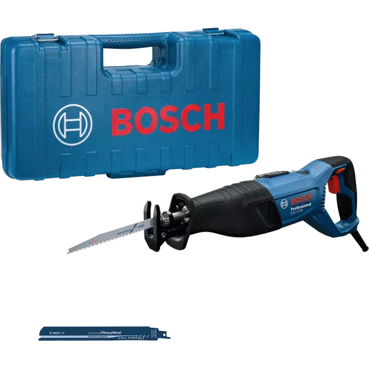 Електрически саблен трион Bosch GSA 12-30, 1250 W, 30 мм, в куфар 06016C7000 Електрически саблен трион Bosch GSA 12-30, 1250 W, 30 мм, в куфар 06016C7000