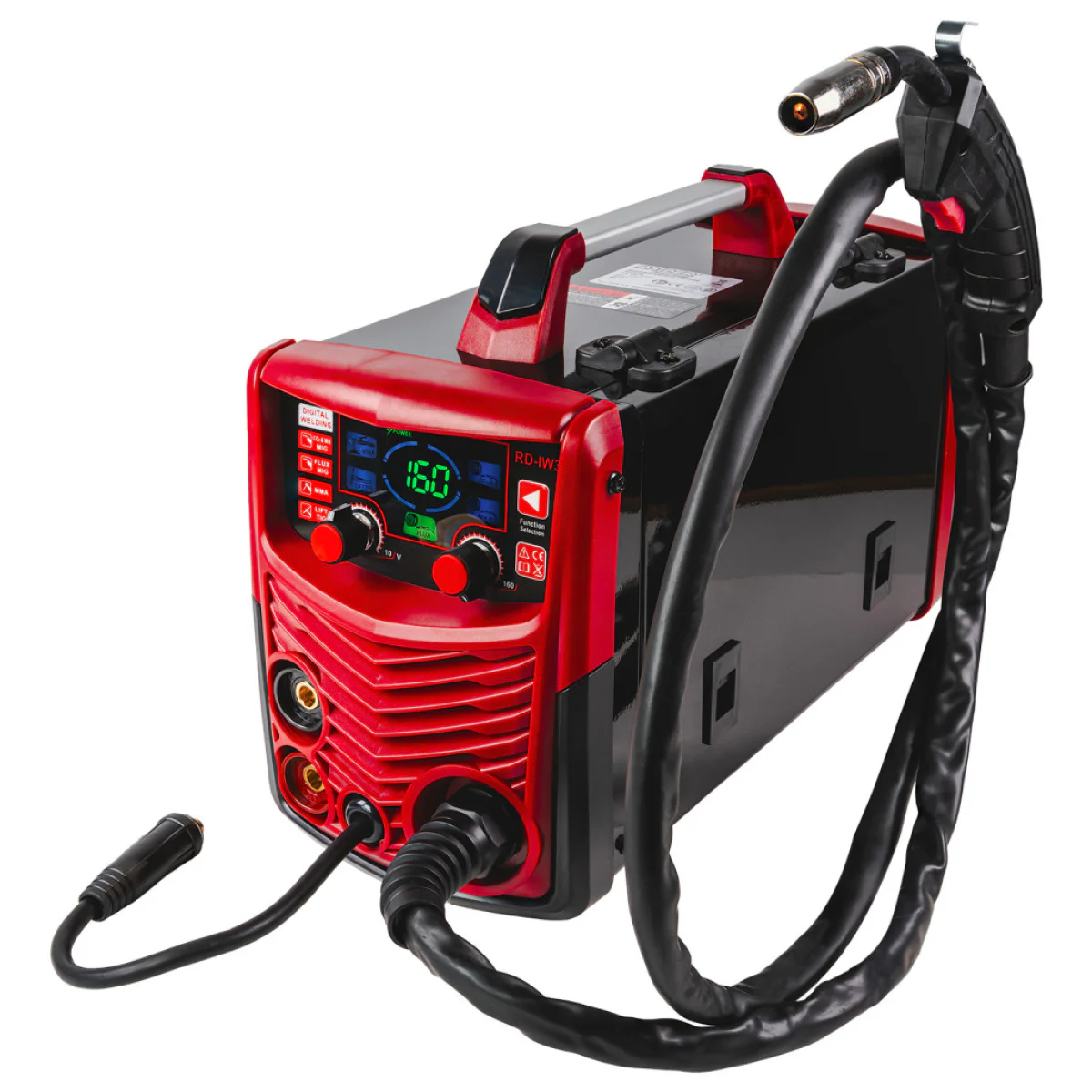 Инверторен електрожен Raider RD-IW39, MIG/MAG, TIG, MMA, 5 в 1, 20-160 A, 23 V 077239 Инверторен електрожен Raider RD-IW39, MIG/MAG, TIG, MMA, 5 в 1, 20-160 A, 23 V 077239