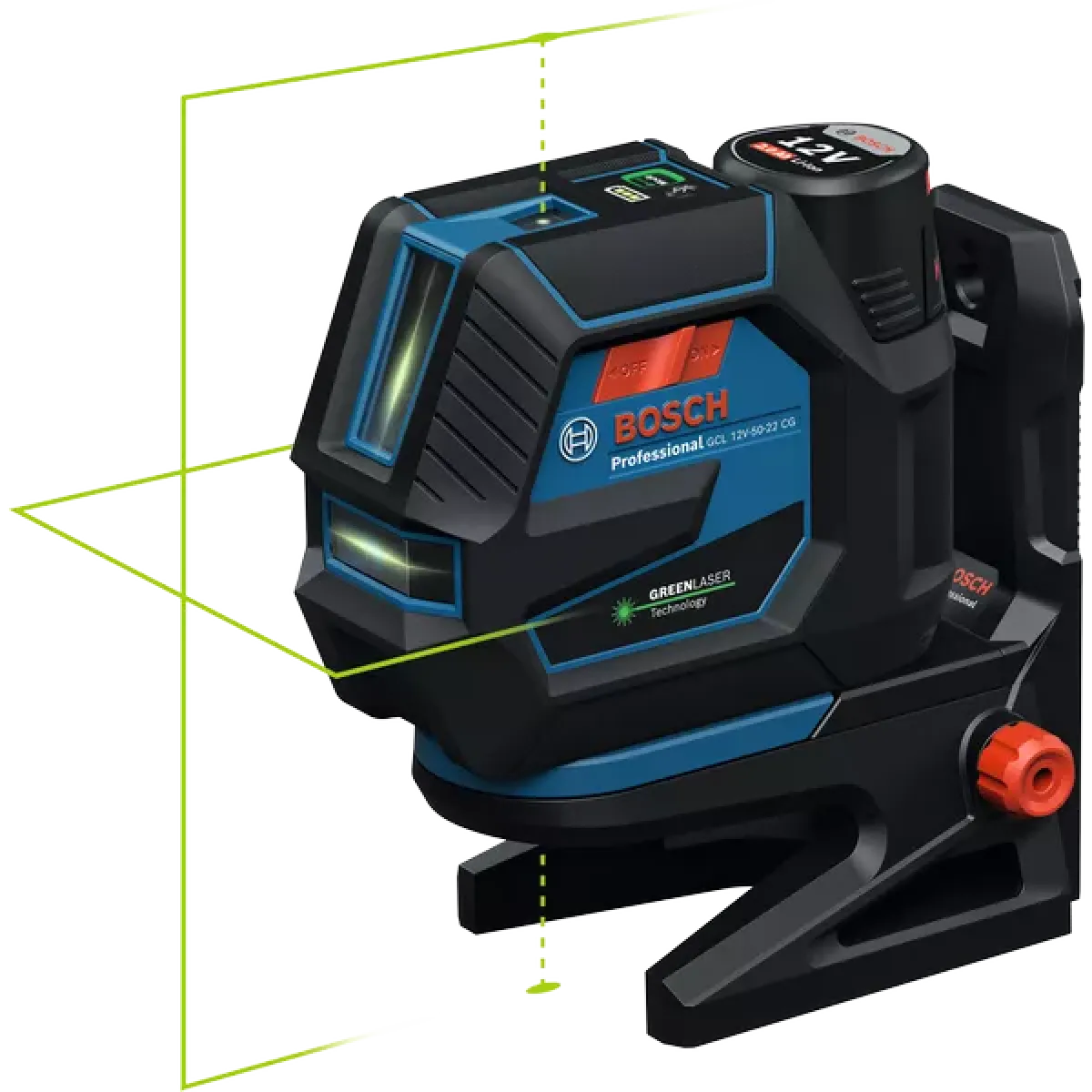 Комбиниран лазерен нивелир Bosch GCL 12V-50-22 CG, в L-BOXX 136 с 1 x акумулаторна батерия GBA 12V 2.0Ah, лазерна мишена, зелен лъч 0601066S02 Комбиниран лазерен нивелир Bosch GCL 12V-50-22 CG, в L-BOXX 136 с 1 x акумулаторна батерия GBA 12V 2.0Ah, лазерна мишена, зелен лъч 0601066S02