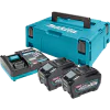 Комплект 2 батерии 40 V 5 Ah и зарядно Makita 191V35-5, XGT, в куфар Makpac 2