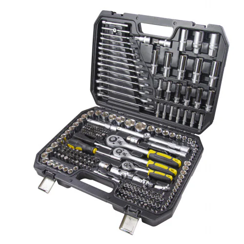 Комплект инструменти 216 части 1/4 + Акумулаторна отвертка 4 в 1 COMPACT TMP