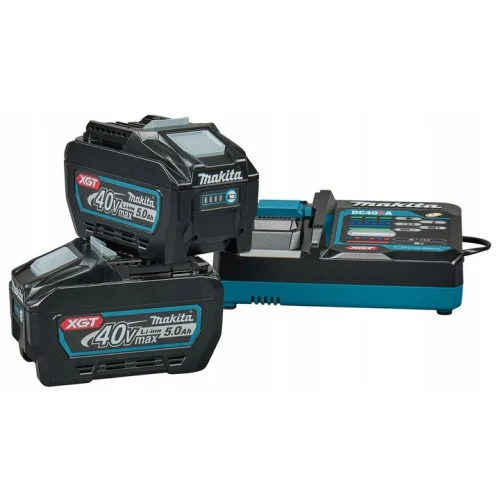 Комплект Makita 1911V6-0, 2 батерии 40 V, 5 Ah, XGT и зарядно