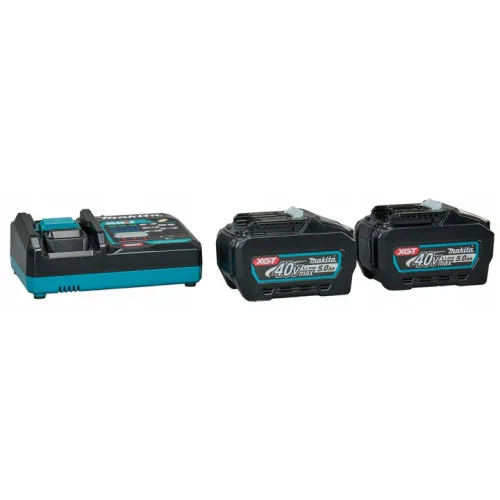 Комплект Makita 1911V6-0, 2 батерии 40 V, 5 Ah, XGT и зарядно