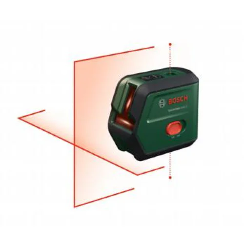 Лазерен нивелир с кръстосани линии Bosch UniversalLevel 2, 12 m, със статив