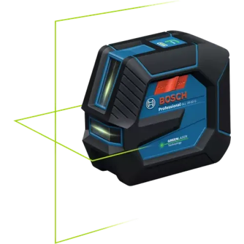 Линеен лазер Bosch GLL 20-22 G Professional, 20м + стойка LB 10, статив BT 150