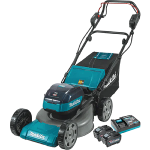 Акумулаторна самоходна косачка Makita LM001GT201, 480 мм, до 2000 м², с 2 бр. батерии 40 V, 5 Ah, XGT, зарядно у-во