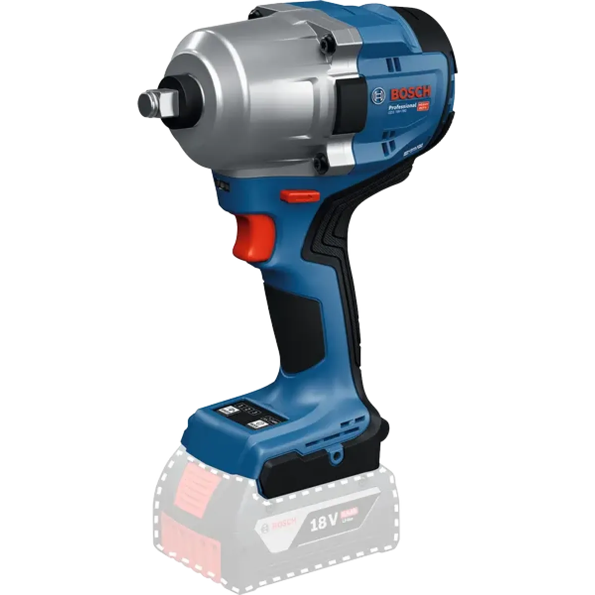 Акумулаторен ударен гайковерт Bosch GDS 18V-780, 1000 Nm, ½", 18 V, без батерия и зарядно 06019P4000