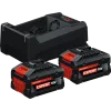Стартов комплект батерии и зарядно Bosch EXPERT 2x EXBA18V-55 + GAL12V/18V-80
