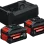 Стартов комплект батерии и зарядно Bosch EXPERT 2x EXBA18V-55 + GAL12V/18V-80