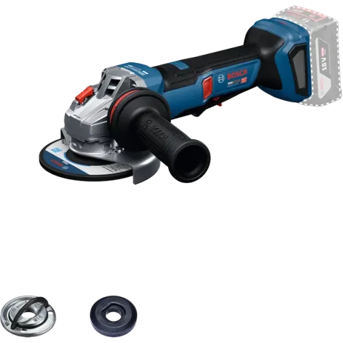 Акумулаторен ъглошлайф Bosch GWS 18V-11PS, 125 мм, с 2 бр батерии 18V, 5 Ah, зарядно
