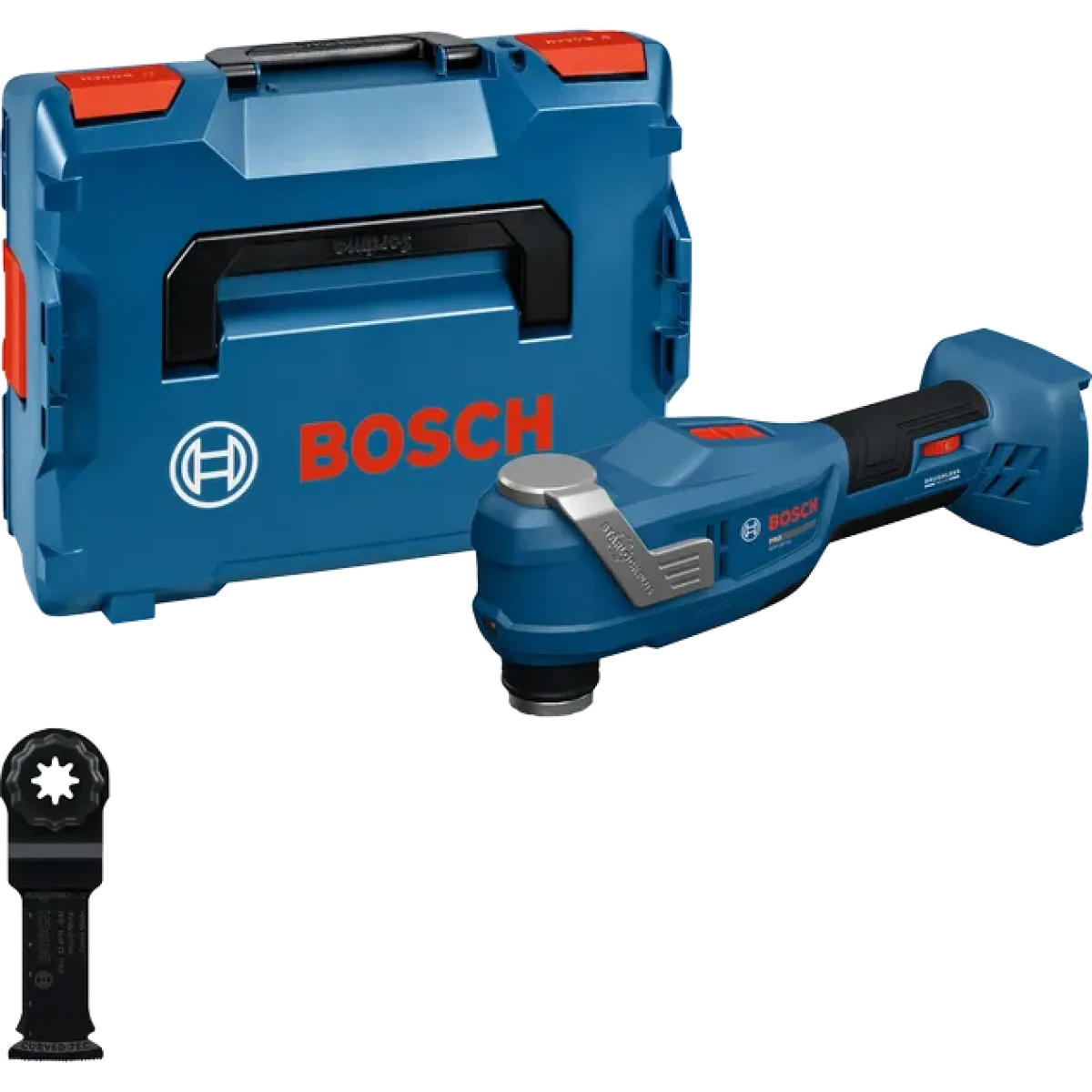 Акумулаторен мултифункционален инструмент Bosch GOP 18V-30, 18 V, 1.5°, без батерии и зарядно, с куфар L-BOXX 136 06018G3001