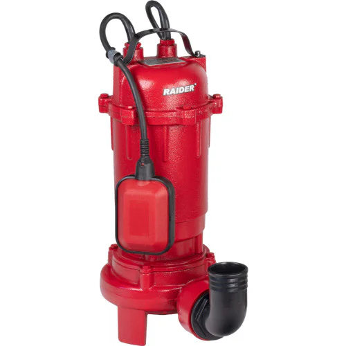 Потопяема помпа за мръсна вода Raider RD-CAWP55, 1100 W, 230 л/мин, 2", с нож