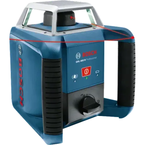 Ротационен лазер Bosch GRL 400 H, до 400 m (диаметър) + Лазерен приемник LR 1, в L-BOXX 238